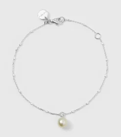 Syster P Treasure Single Pearl Armband Silver