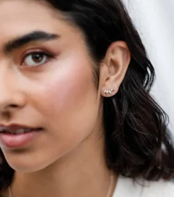 Syster P Uma Climber Örhängen Silver