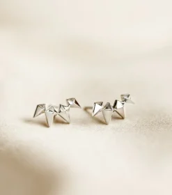 Syster P Uma Climber Örhängen Silver