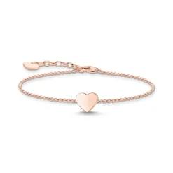Thomas Sabo Armband hjärta roséguld – A2044-415-40