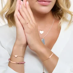Thomas Sabo Armband hjärta roséguld – A2044-415-40