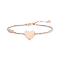 Thomas Sabo Armband hjärta med infinity roséguld – A1486-416-14