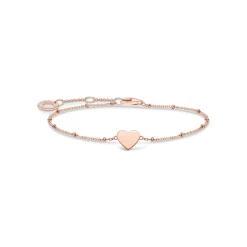 Thomas Sabo Armband hjärta med kulor roséguld – A1991-415-40