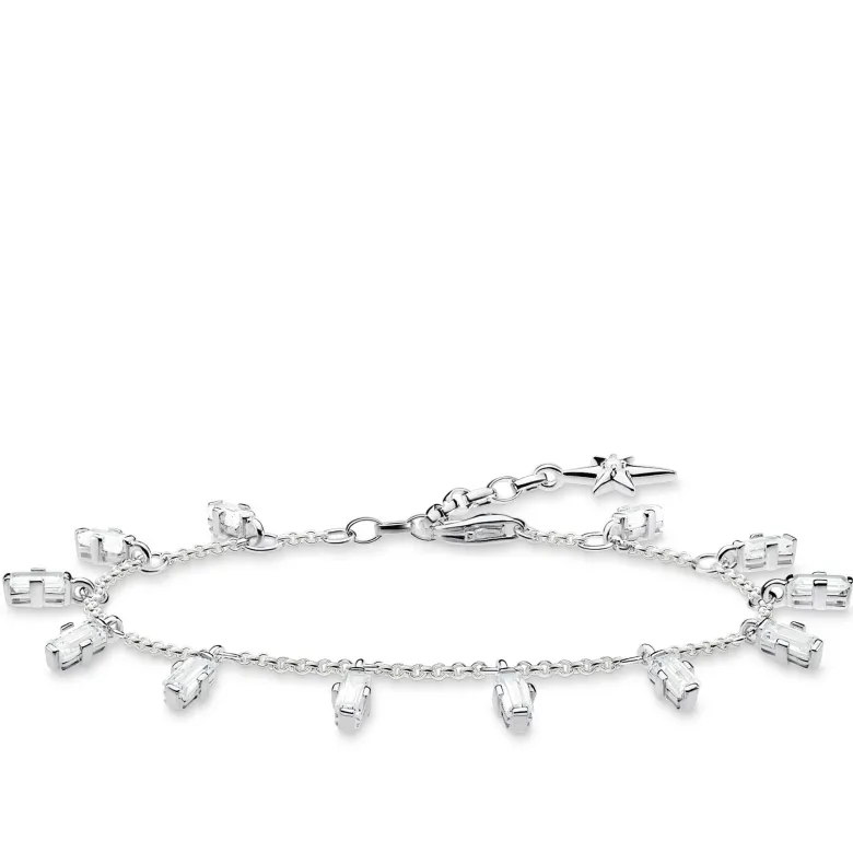 Thomas Sabo Armband Kantiga Stenar med Baguetteslipning – A1917-051-14