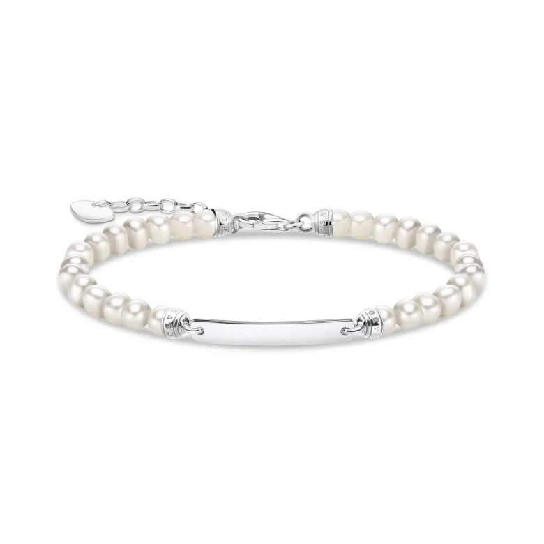 Thomas Sabo Armband rosa pärlor roséguld – A2042-415-9