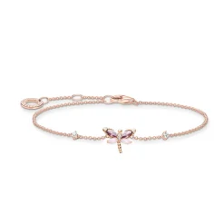 Thomas Sabo Armband slända med stenar roséguld – A2025-321-7