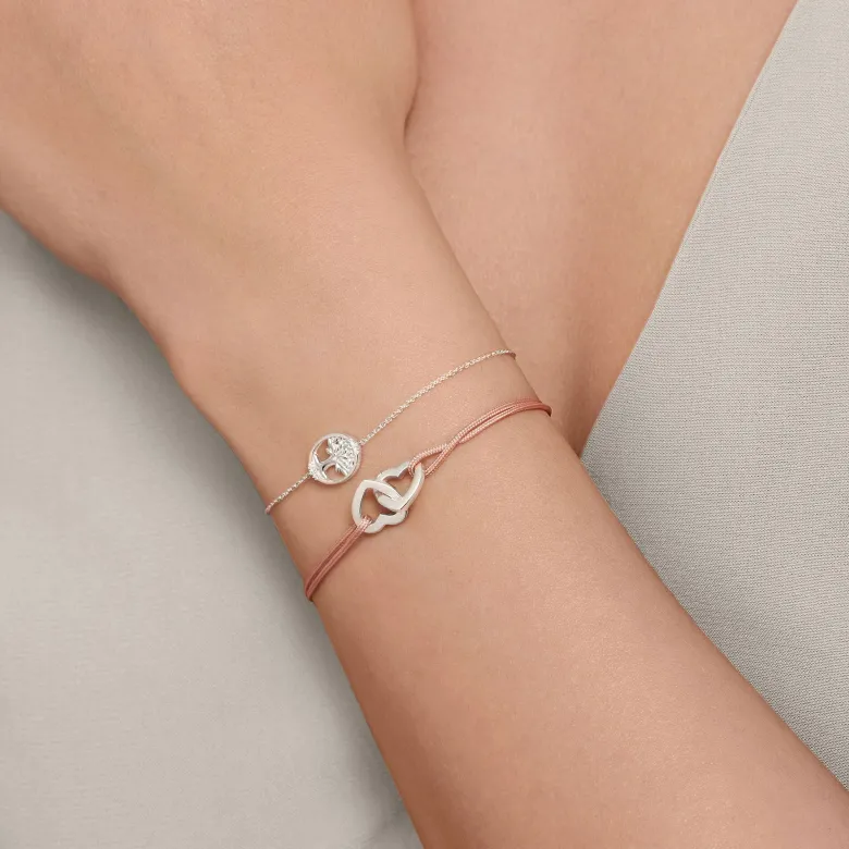 Thomas Sabo Armband Tree of Love med vita stenar silver – A2041-051-14