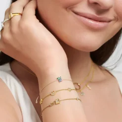 Thomas Sabo Armband tro, hopp och kärlek – A2050-881-7