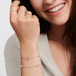 Thomas Sabo Armband tro, hopp och kärlek – A2050-881-7
