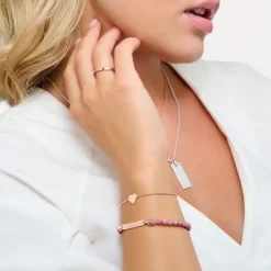 Thomas Sabo Armband tro, hopp och kärlek – A2050-881-7