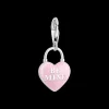 Thomas Sabo Berlock Hjärta Rosa Silver 2071-691-9