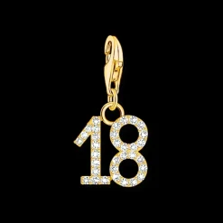 Thomas Sabo Berlock Nummer 18 Guld 2139-414-39