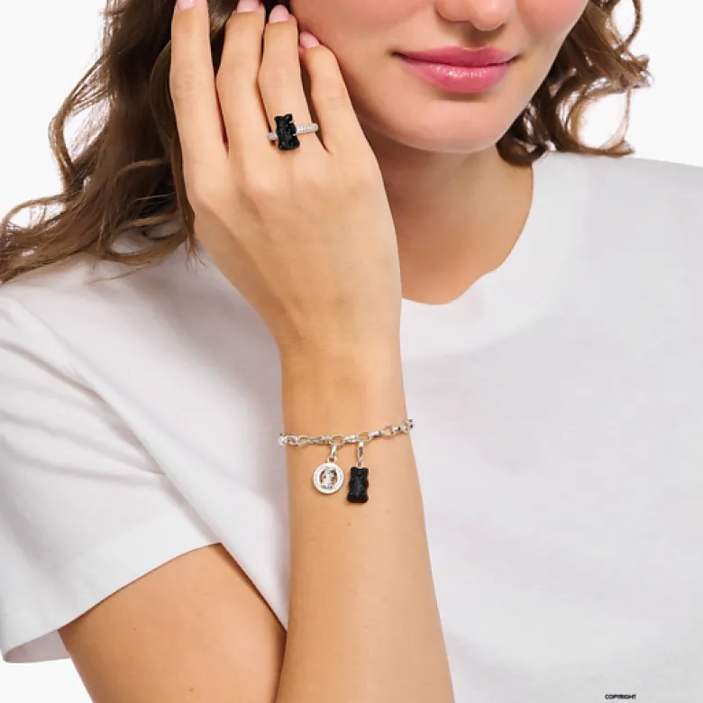 Thomas Sabo Charm Gummibjörn Svart 2194-017-11