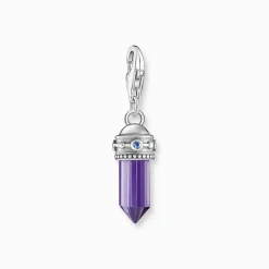 Thomas Sabo Charm Hexagon Silver Lila 2047-348-13