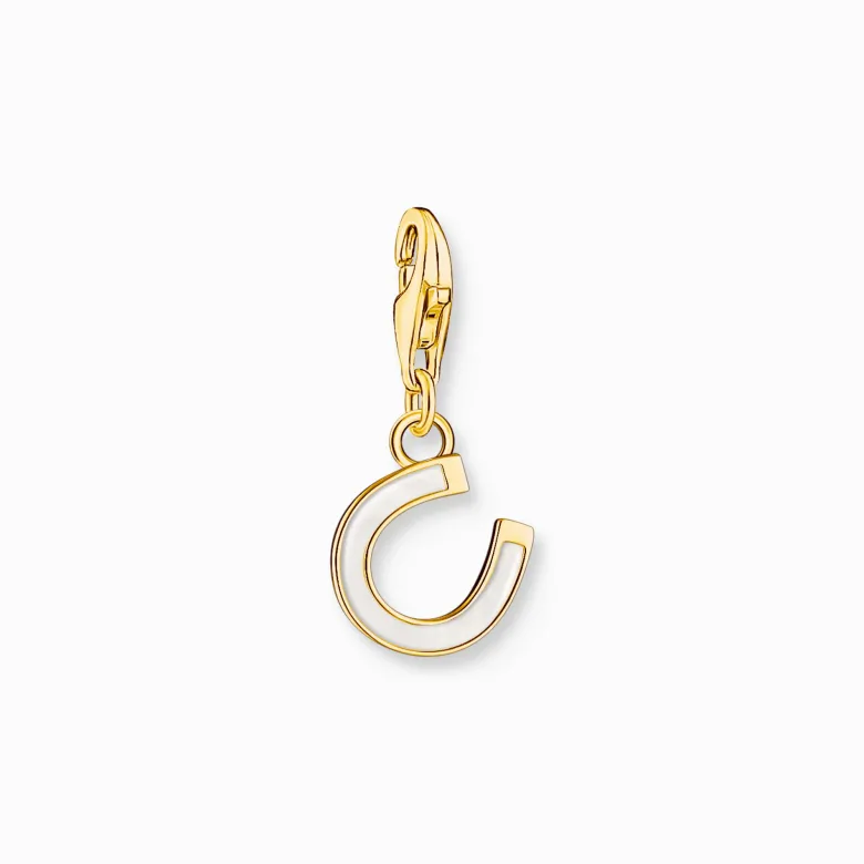Thomas Sabo Charm Hästssko Guld/Vit 2018-427-14