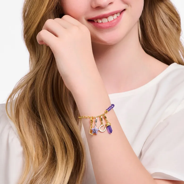 Thomas Sabo Charm Hästssko Guld/Vit 2018-427-14