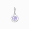 Thomas Sabo Charm Ledamot Charmista Coin Lila 2104-007-13