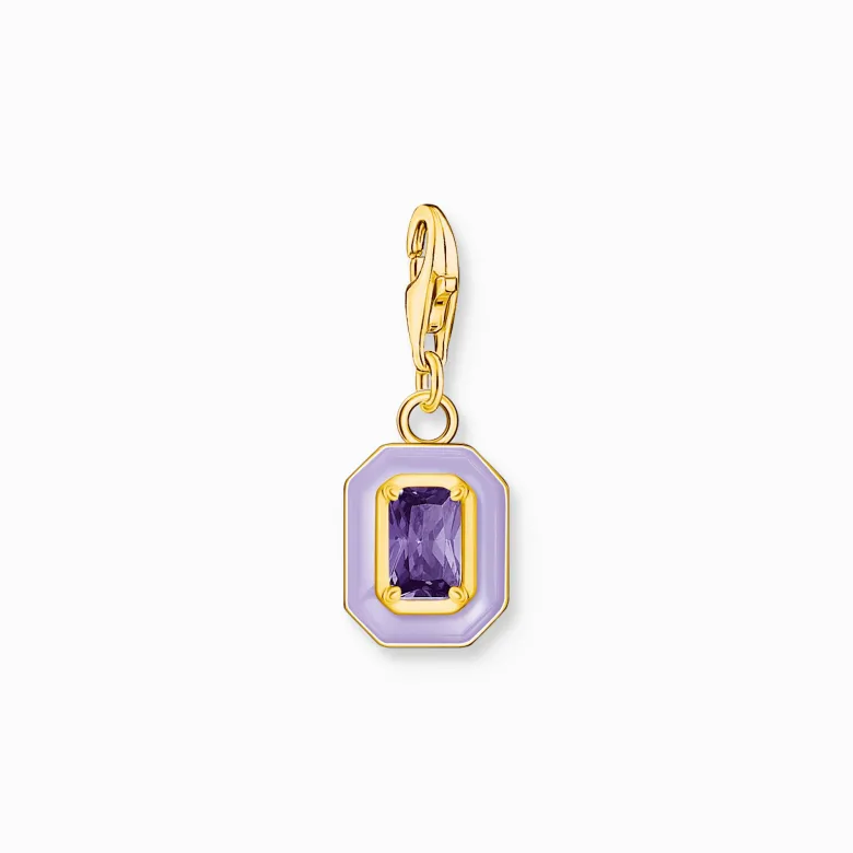 Thomas Sabo Charm Oktagon Lila 2034-565-13