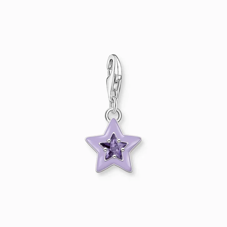 Thomas Sabo Charm Stjärna Lila 2039-041-13