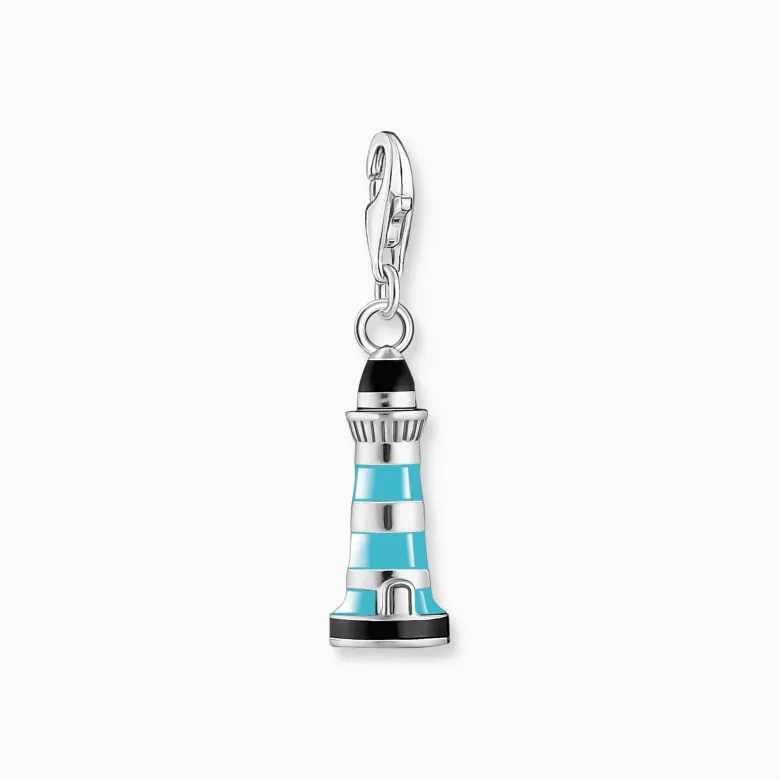 Thomas Sabo Charm-hängsmycke turkos fyr silver