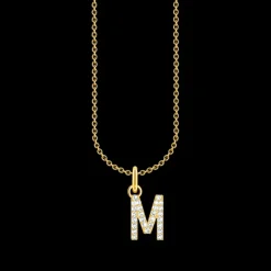 Thomas Sabo Halsband BOKSTAV M Guld KE2252-414-14