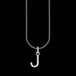 Thomas Sabo Halsband BOKSTAV J Silver KE2249-051-14