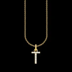 Thomas Sabo Halsband BOKSTAV T Guld KE2259-414-14