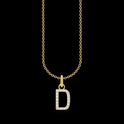 Thomas Sabo Halsband BOKSTAV D Guld KE2243-414-14