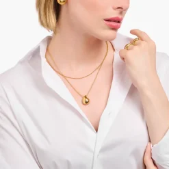 Thomas Sabo Halsband Guld KE2281-413-39