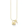 Thomas Sabo Halsband hänglås med nyckel guld – KE2122-414-14 (MEGA KAMPANJ)