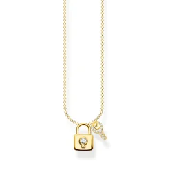 Thomas Sabo Halsband hänglås med nyckel guld – KE2122-414-14 (MEGA KAMPANJ)