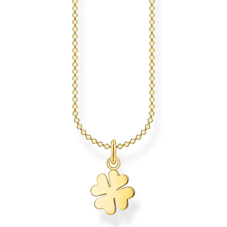 Thomas Sabo Halsband Klöverblad Guld – KE2037-413-39