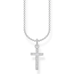 Thomas Sabo Halsband Kors Pavé – KE2043-051-14