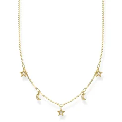 Thomas Sabo Halsband Månar och Stjärnor Guld – KE2074-414-14
