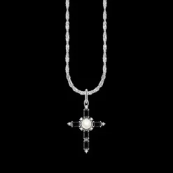 Thomas Sabo Halsband Silver/ Svart KE2296-167-11