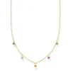 Thomas Sabo Halsband Stenar i Färg Guld – KE2071-488-7