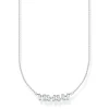Thomas Sabo Halsband vita stenar silver – KE2095-051-14 (MEGA KAMPANJ)