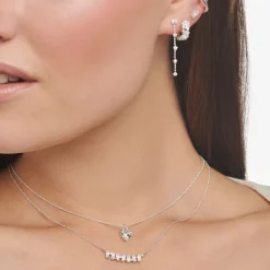 Thomas Sabo Halsband vita stenar guld – KE2095-414-14 (MEGA KAMPANJ)