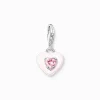 Thomas Sabo Hjärta med rosa stenar – 1915