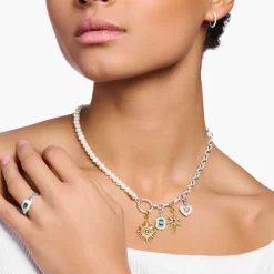 Thomas Sabo Hjärta med rosa stenar – 1915