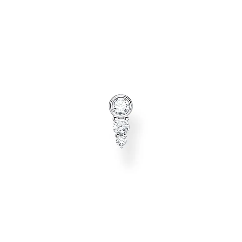 Thomas Sabo Individuellt Stiftörhängen Vita Stenar Silver – H2143-051-14 (MEGA KAMPANJ)
