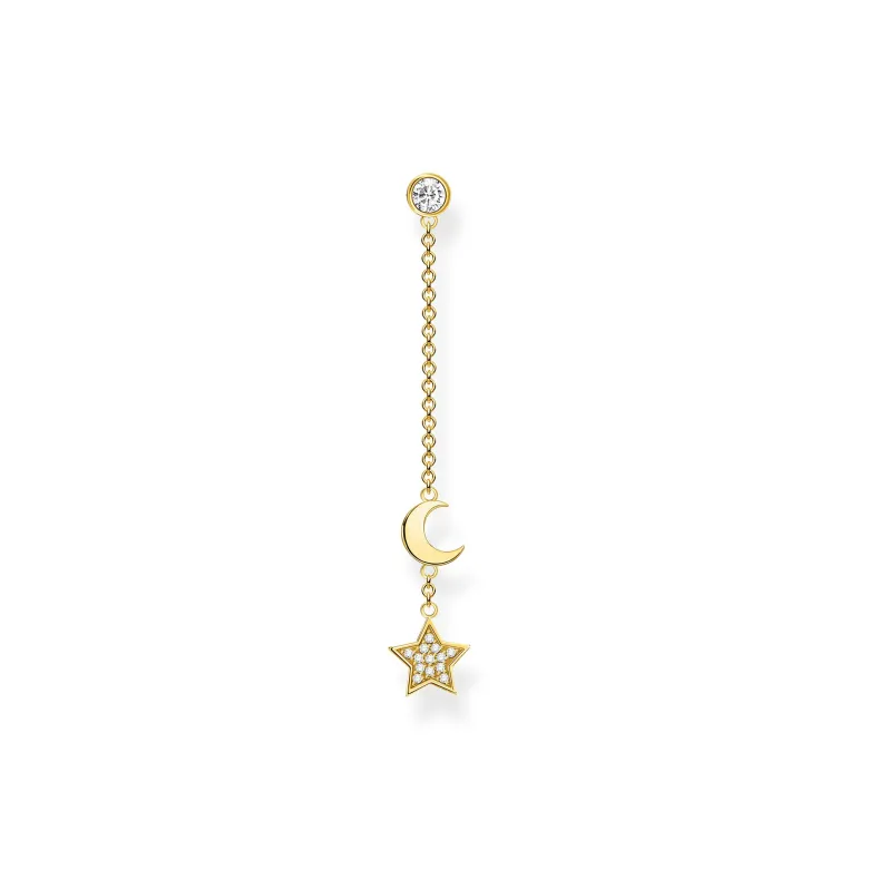 Thomas Sabo Individuellt Örhängen Stjärna & Måne Guld – H2151-414-14
