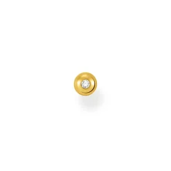 Thomas Sabo Individuellt Stiftörhängen Vit Sten Guld – H2130-414-14