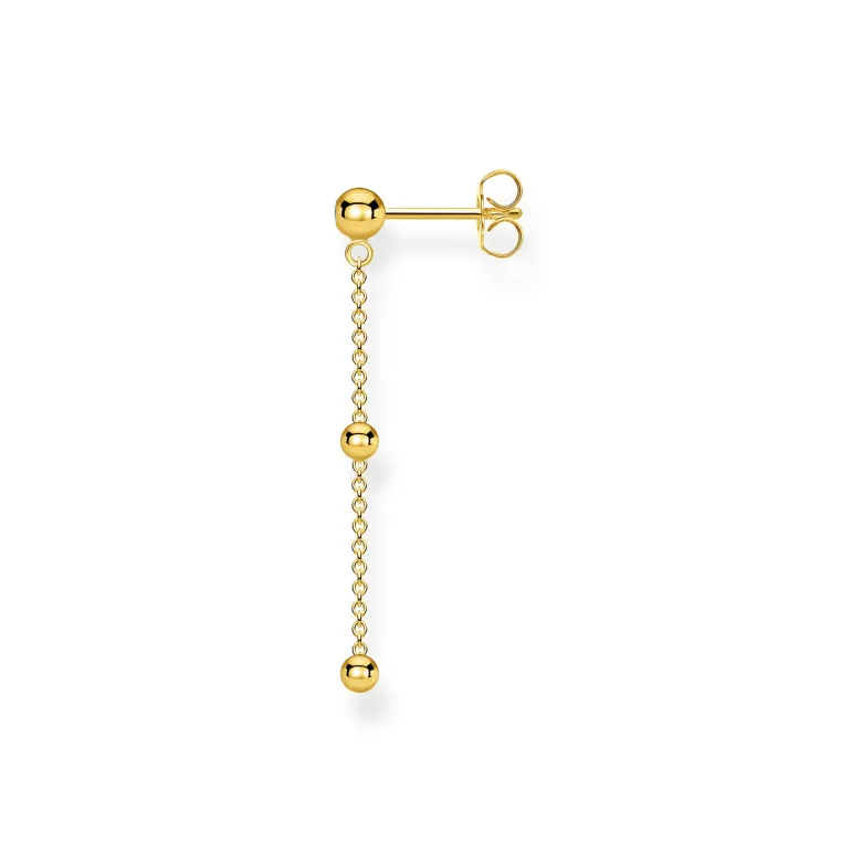 Thomas Sabo Individuellt Örhängen Kulor Med Vita Stenar Guld – H2149-414-14