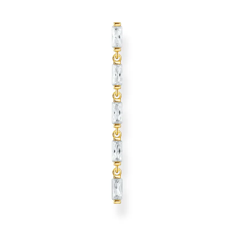 Thomas Sabo Individuellt Örhängen Vit Stenar Guld – H2184-414-14 (MEGA KAMPANJ)
