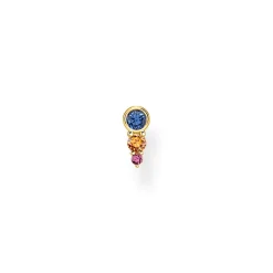 Thomas Sabo Individuellt Stiftörhängen Stenar I Färg Guld – H2143-488-7