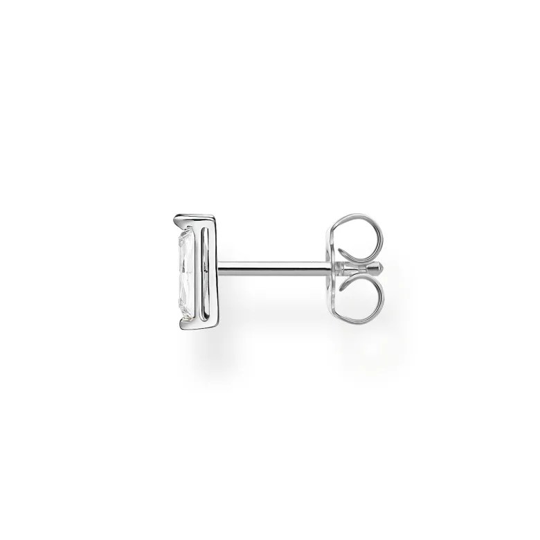 Thomas Sabo Individuellt Stiftörhängen Baguette Vit Sten Silver – H2185-051-14 (MEGA KAMPANJ)