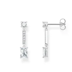 Thomas Sabo Örhängen Kantiga Stenar Vita – H2091-051-14 (MEGA KAMPANJ)