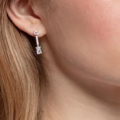 Thomas Sabo Örhängen Kantiga Stenar Vita – H2091-051-14 (MEGA KAMPANJ)