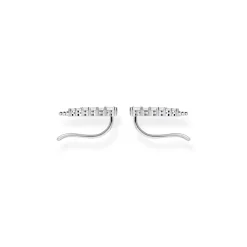 Thomas Sabo Örhängen Öronklättrare Vita Stenar Silver – H2158-051-14